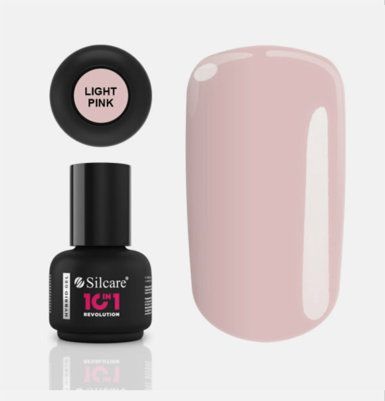 Silcare - Revolution Hybrid Gel 10in1 - Light Pink