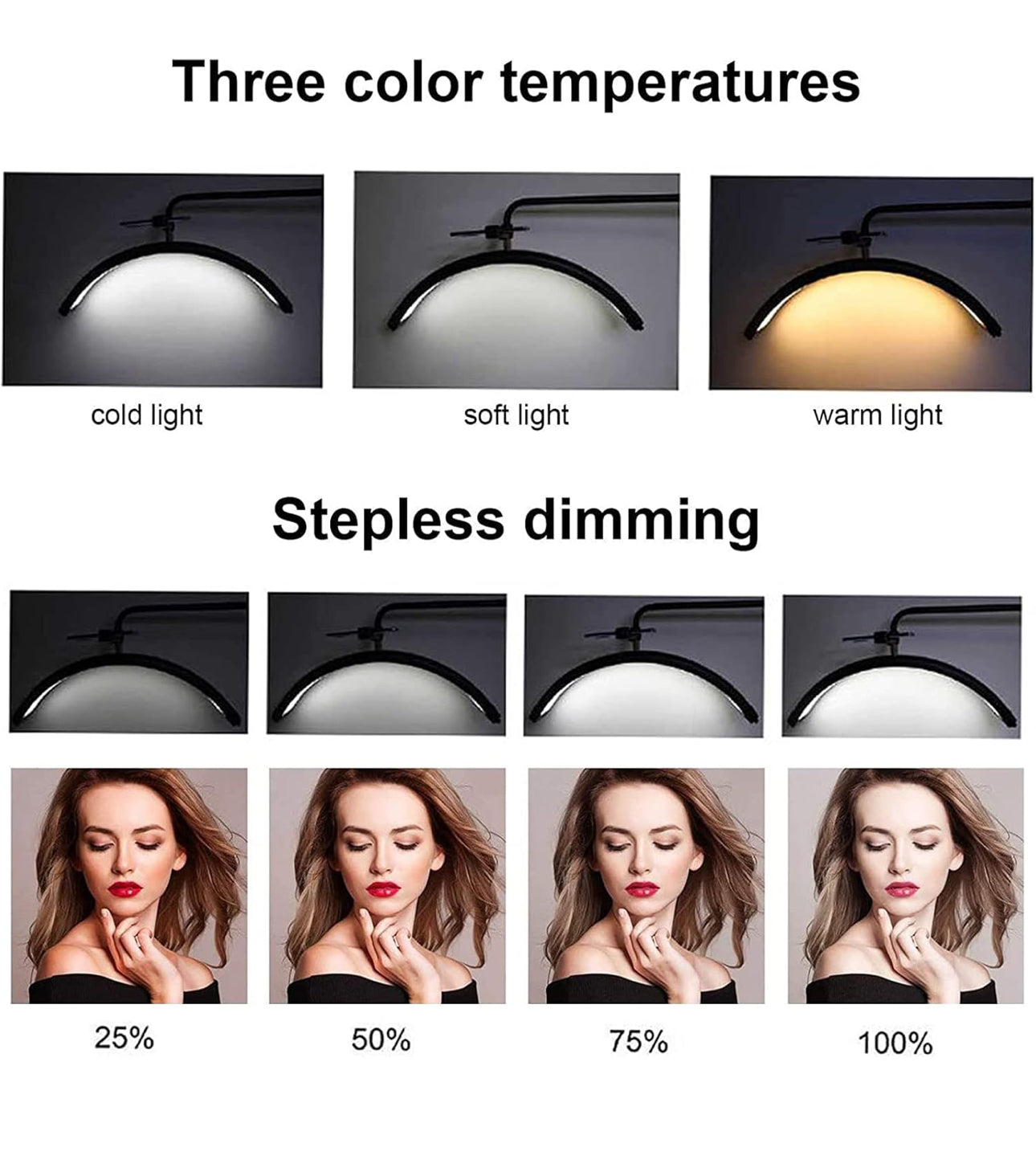 Lampada Da Pavimento Curva Moon Light Led Professionale