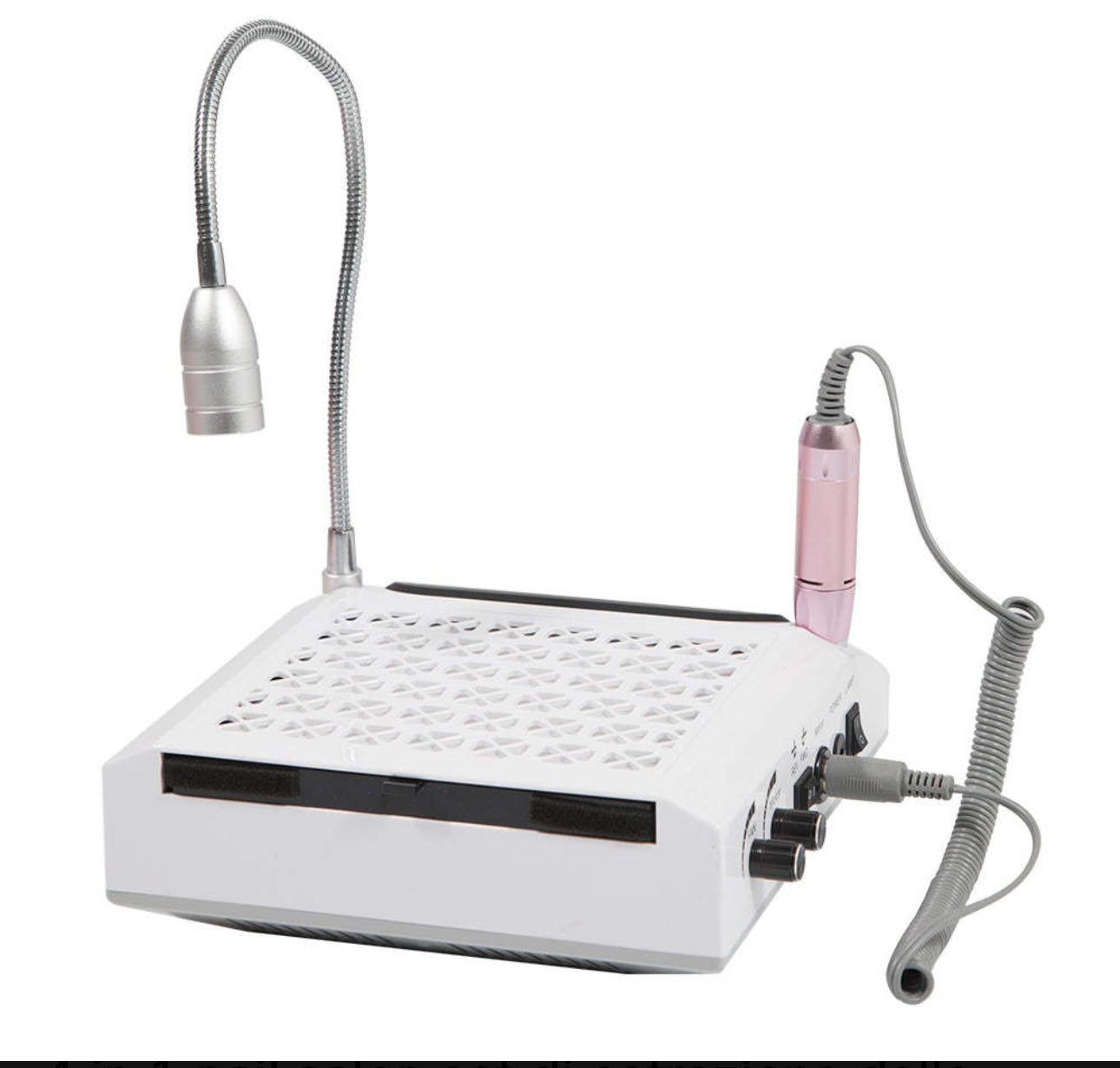 All-in-One Estetista Fresa Aspiratore Lampada Led Set Punte