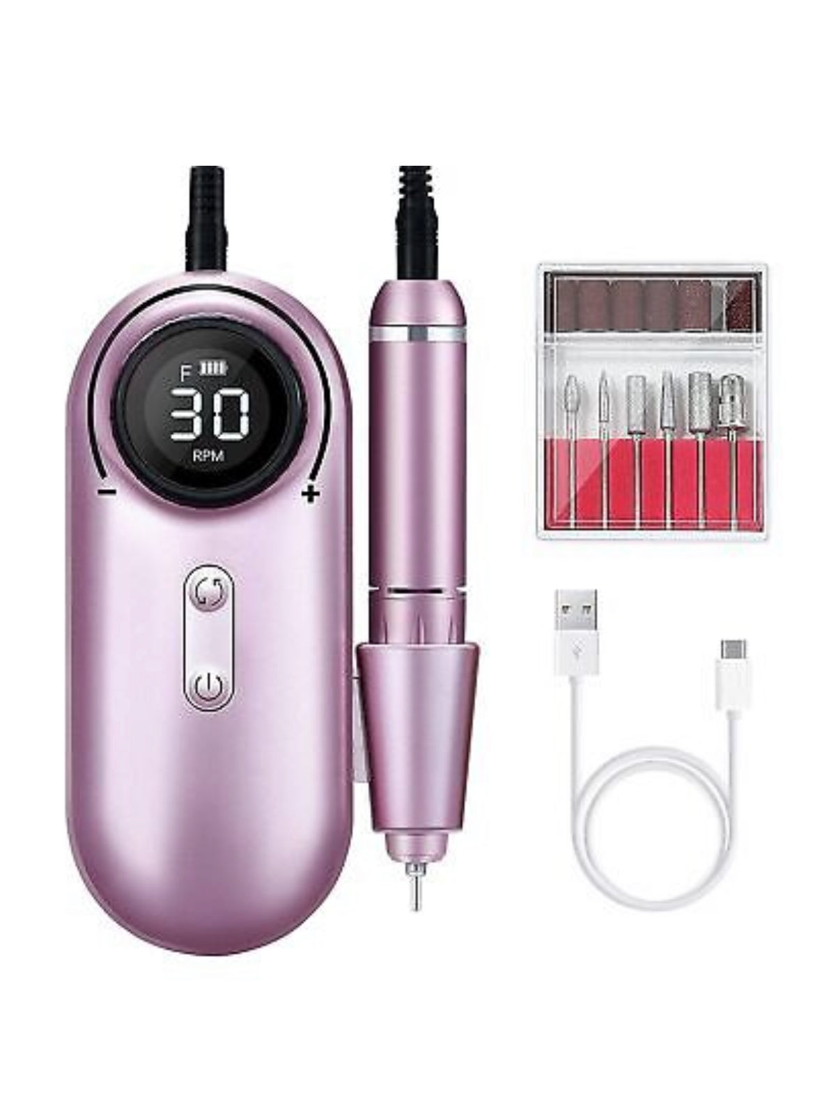 Fresa unghie portatile ricaricabile 25w