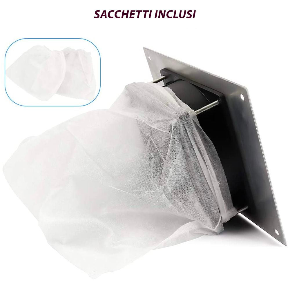 ASPIRATORE DA INCASSO TAVOLO CON SACCHETTO 60W