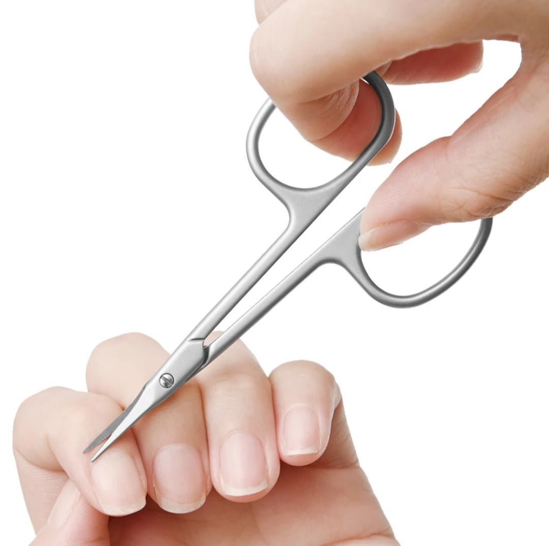 FORBICI CUTICOLE E PELLICINE ACCIAIO INOX PUNTA LANCIA, LINEA INOX