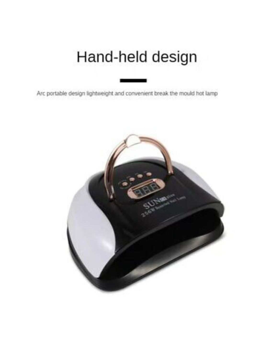 Lampada unghie uv led 2 in 1 fornetto unghie nail lamp 256w 57 led SUN C4 PLUS