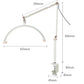 Lampada Moon Curva con Morsetto