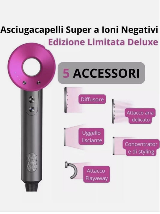 Asciugacapelli Supersonic 5in1 Professionale