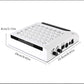 All-in-One Estetista Fresa Aspiratore Lampada Led Set Punte