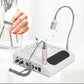 All-in-One Estetista Fresa Aspiratore Lampada Led Set Punte