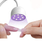 Lampada Da Tavolo Uv-Led 24w Pieghevole