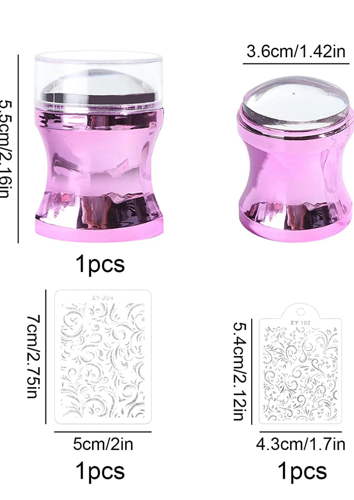 Stampini per Unghie in Silicone