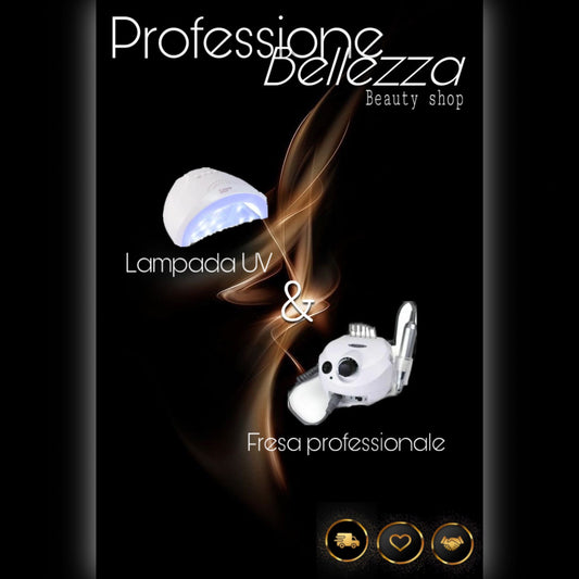 Fresa per Unghie Professionale + Lampada Unghie 48W
