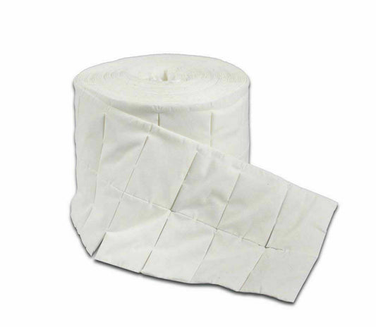 ROTOLO CELLULOSA PADS 250 PEZZI RICOSTRUZIONE UNGHIE NAIL ART SALVIETTINE