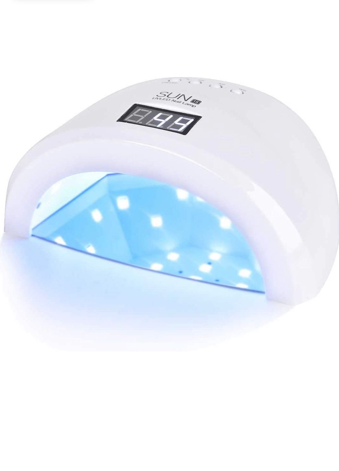 LAMPADA UV LED CON DISPLAY 48W MANICURE TIMER SENSORE UNGHIE RICOSTRUZIONE SUN1S