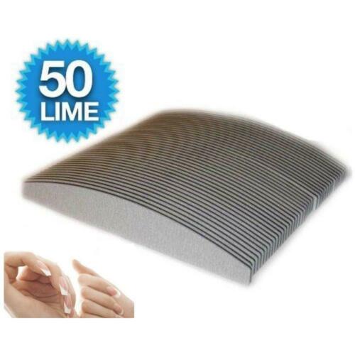 KIT LIME MEZZA LUNA BILATERALE GRANA 100/180 PER RICOSTRUZIONE UNGHIE NAIL